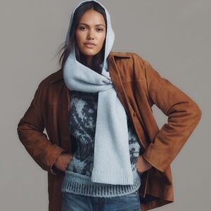 NWT ANTHROPOLOGIE Maeve Ribbed Bonnet Light Blue